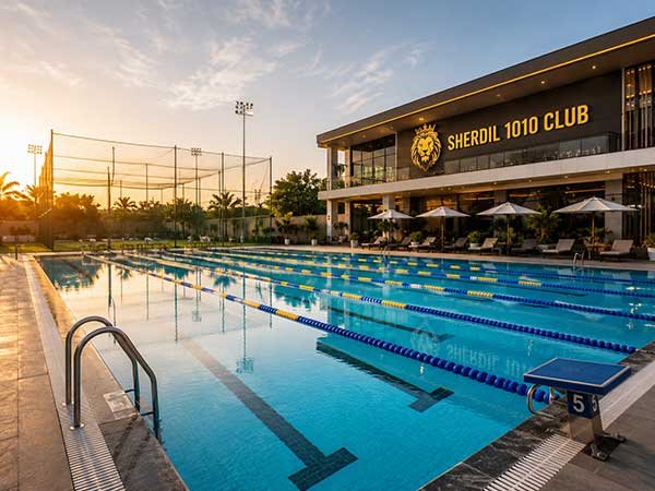 Swimming pool at Sherdil 1010 Club